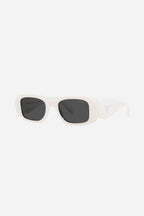 Symbol white oval sunglasses – of silhouettes and colors: from the refined CinŽma styles to square – LUX VERSE Luxury Designer Fashion Outlet