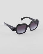 Symbole sunglasses – recycled bio-acetate frame front - Color: Black Frame compatible with graduated – LUX VERSE Luxury Designer Fashion Outlet