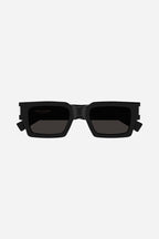 PRE ORDER Avail. 5th August - bold squared sunglasses – tHE STYLE IS ENRICHED BY THE BIGGEST CORNER ANGLE EVER, 1 CM,PAIRED WITH THE METAL – LUX VERSE Luxury Designer Fashion Outlet