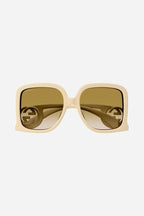 PRE ORDER Avail. August 23 - GG1326 ivory butterfly shape sunglasses – pop and playful color palette – LUX VERSE Luxury Designer Fashion Outlet