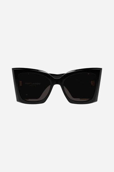PRE ORDER Avail. July 23 -Saint Laurent blaze SL M119 cat-eye black sunglasses - LUX VERSE - Luxury designer fashion outlet