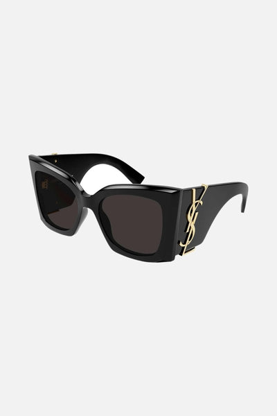 PRE ORDER Avail. July 23 -Saint Laurent blaze SL M119 cat-eye black sunglasses - LUX VERSE - Luxury designer fashion outlet