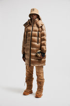 Rochelairs Long Down Jacket – the hooded puffer is crafted from recycled longue saison, a nylon fabric notable for – LUX VERSE Luxury Designer Fashion Outlet