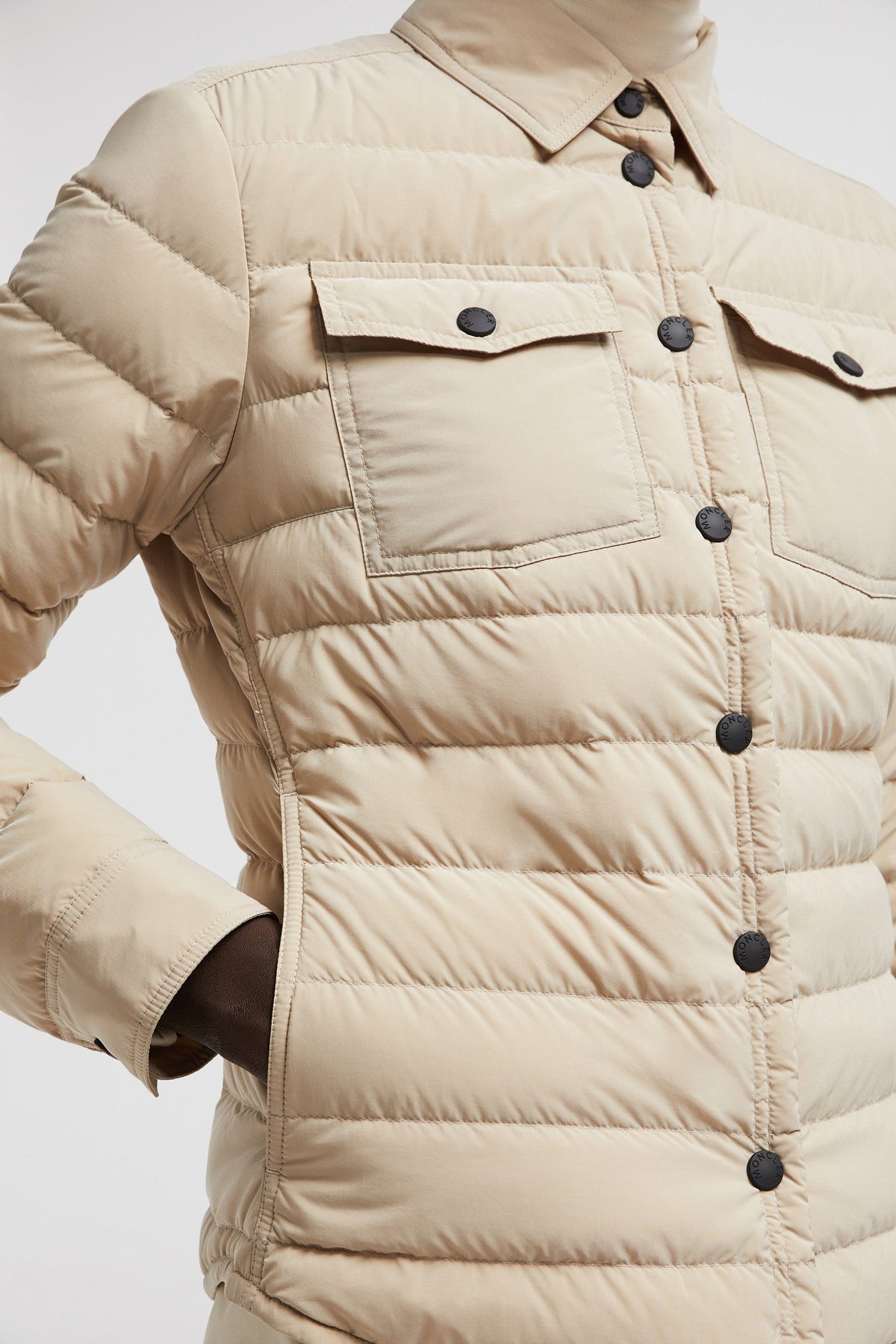 Rozes Packable Down Shirt Jacket – born out of a deep research of lightweight materials and innovative constructions, – LUX VERSE Luxury Designer Fashion Outlet