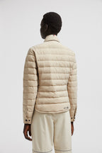 Rozes Packable Down Shirt Jacket – crafted from micro ripstop Nylon lining Down-filled Water-repellent-look two-way – LUX VERSE Luxury Designer Fashion Outlet