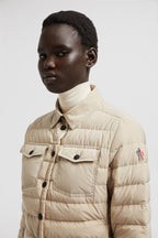 Rozes Packable Down Shirt Jacket – multi-functional: the practical puffer boasts pull-out gloves and is packable- – LUX VERSE Luxury Designer Fashion Outlet