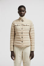 Rozes Packable Down Shirt Jacket – crafted from micro ripstop Nylon lining Down-filled Water-repellent-look two-way – LUX VERSE Luxury Designer Fashion Outlet