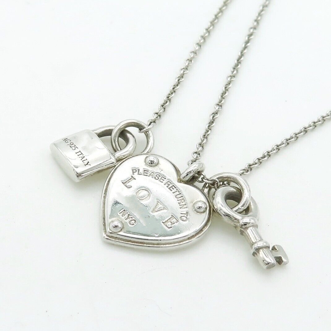 Love Heart Tag Key Necklace – LUX VERSE Luxury Designer Fashion Outlet