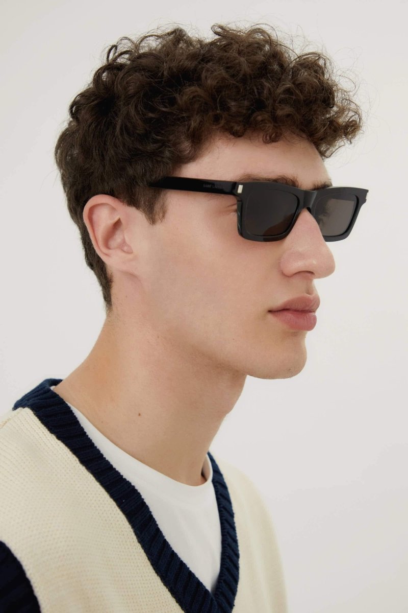 Angular UNISEX sunglasses – full rectangular UNISEX acetate sunglasses featuring iconic corner angle – LUX VERSE Luxury Designer Fashion Outlet