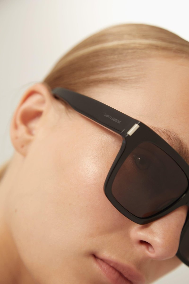 Black rectangular sunglasses – a new bold unisex rectangular shape – LUX VERSE Luxury Designer Fashion Outlet