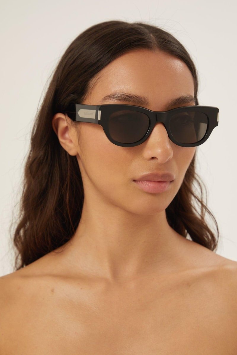 Bold oval black sunglasses – a SQUARED AND SHARP SHAPE IN THE NEW INNOVATIVE KEY CONCEPT OF THE SEASON, NAKED – LUX VERSE Luxury Designer Fashion Outlet