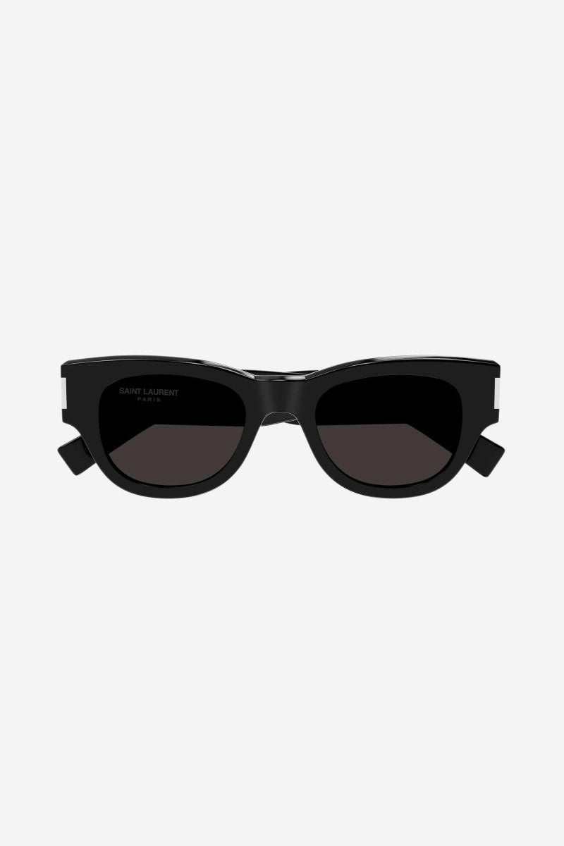 Bold oval black sunglasses – tHE STYLE IS ENRICHED BY THE BIGGEST CORNER ANGLE EVER, 1 CM,PAIRED WITH THE METAL – LUX VERSE Luxury Designer Fashion Outlet