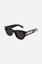 Bold oval black sunglasses – a SQUARED AND SHARP SHAPE IN THE NEW INNOVATIVE KEY CONCEPT OF THE SEASON, NAKED – LUX VERSE Luxury Designer Fashion Outlet