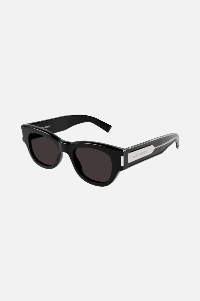 Bold oval black sunglasses – a SQUARED AND SHARP SHAPE IN THE NEW INNOVATIVE KEY CONCEPT OF THE SEASON, NAKED – LUX VERSE Luxury Designer Fashion Outlet