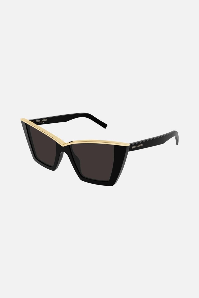 Cat eye black and gold sunglasses – iT IS A STRONG STATEMENT OF FEMININITY AND EMPOWERMENT – LUX VERSE Luxury Designer Fashion Outlet