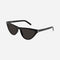 Saint Laurent cat eye black slim sunglasses