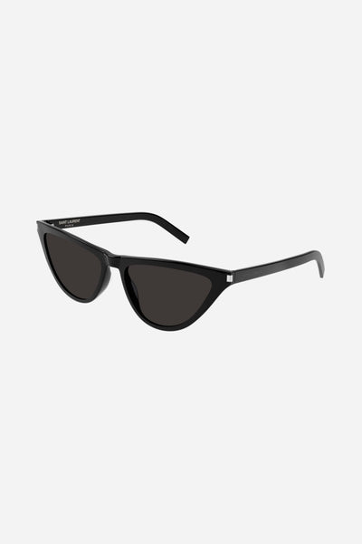 Saint Laurent cat eye black slim sunglasses - LUX VERSE - Luxury designer fashion outlet