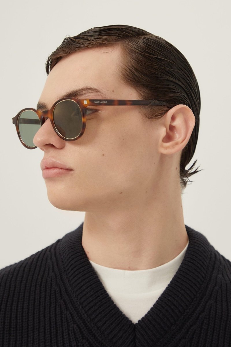 Classic havana round sunglasses – the style is available in a new color palette – LUX VERSE Luxury Designer Fashion Outlet