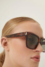 Havana rectangular sunglasses – a new bold unisex rectangular shape – LUX VERSE Luxury Designer Fashion Outlet