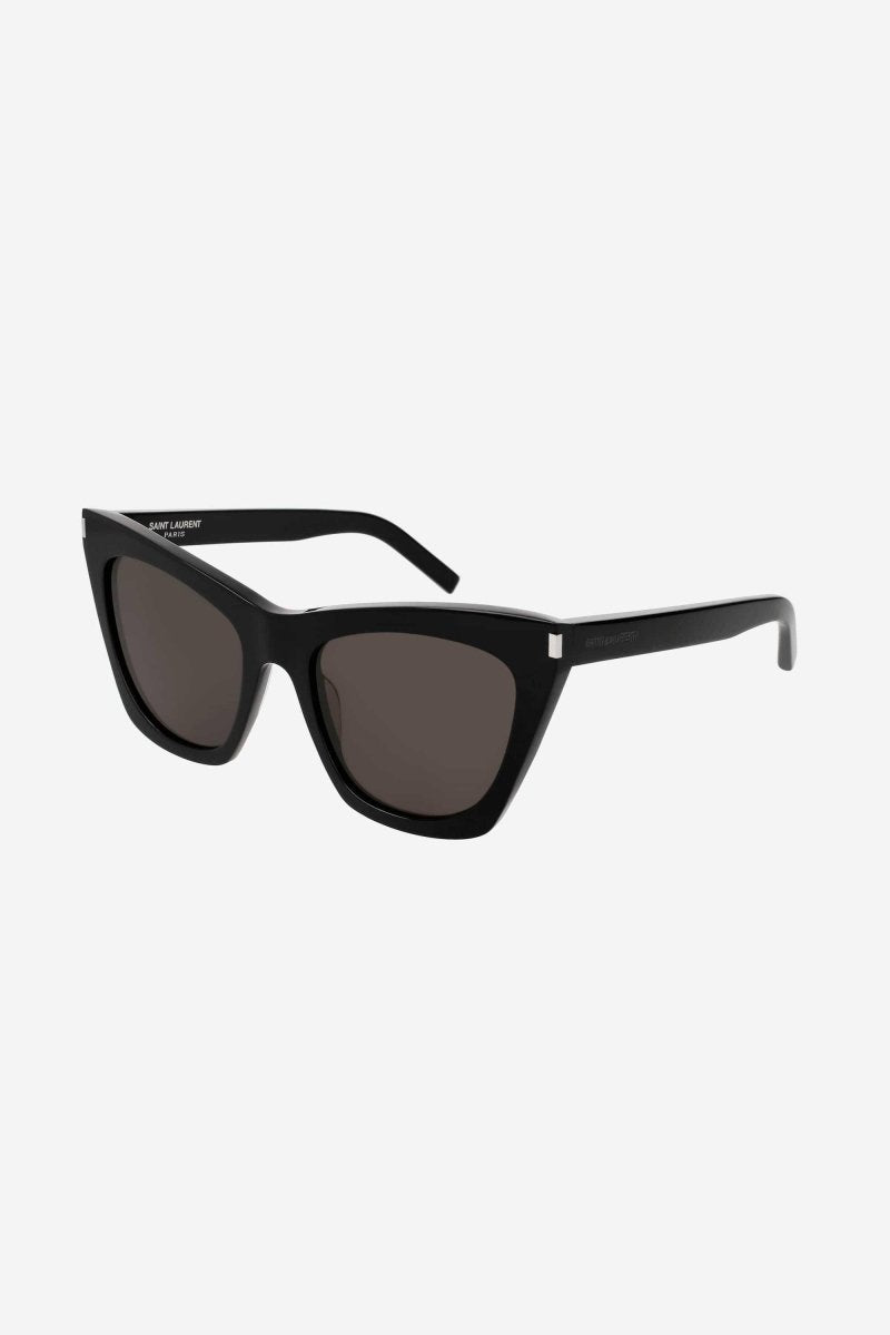 Iconic KATE cat-eye black sunglasses – the best seller and iconic Kate style in classic black featuring the corner – LUX VERSE Luxury Designer Fashion Outlet