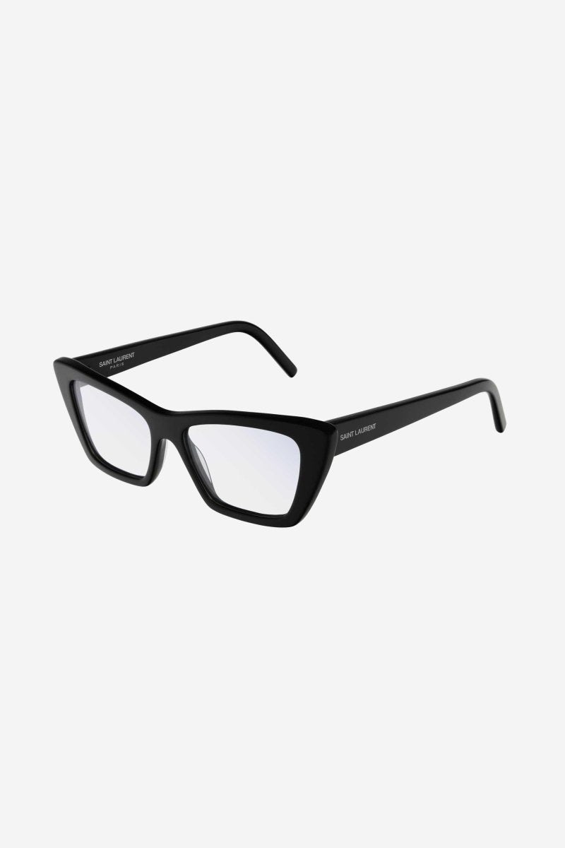 Mica black frame – a cat eye acetate feminine shape, evolving the successful cat-eye product – LUX VERSE Luxury Designer Fashion Outlet