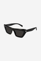 Narrow black cat eye sunglasses – a FEMININE STYLE, A STRONG STATEMENT CELEBRATING WOMAN'S POWER AND HER OWN SENSE – LUX VERSE Luxury Designer Fashion Outlet