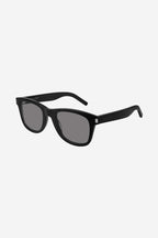 SL51 UNISEX black sunglasses – iconic SL51 in black acetate featuring the corner angle – LUX VERSE Luxury Designer Fashion Outlet