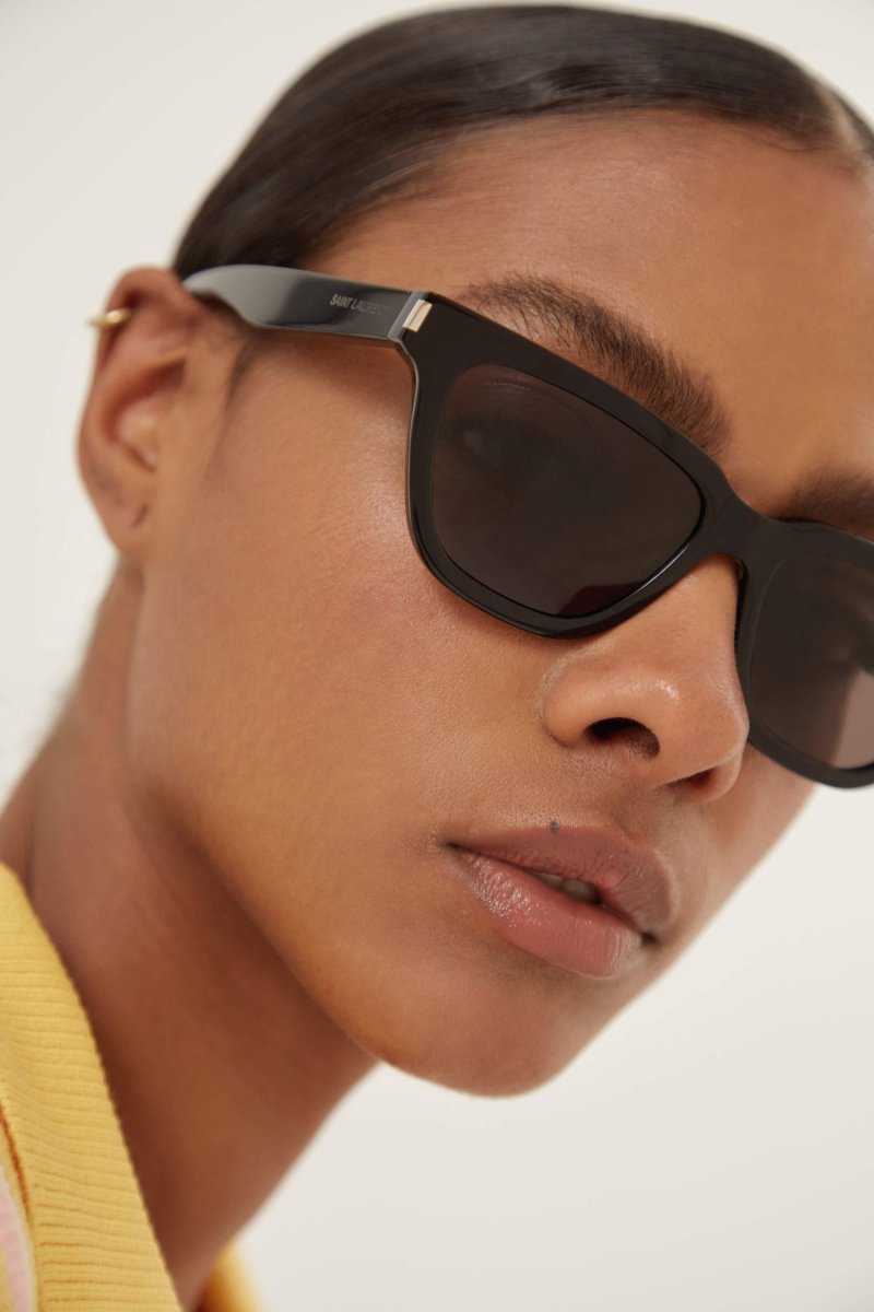 SULPICE angular cat-eye UNISEX sunglasses – angle in the end piece – LUX VERSE Luxury Designer Fashion Outlet