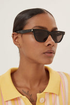 SULPICE angular cat-eye UNISEX sunglasses – cat eye acetate UNISEX sunglasses featuring iconic corner the corner angle – LUX VERSE Luxury Designer Fashion Outlet