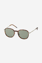 UNISEX combined panthos gold havana sunglasses – the logo is laser engraved on both temples – LUX VERSE Luxury Designer Fashion Outlet