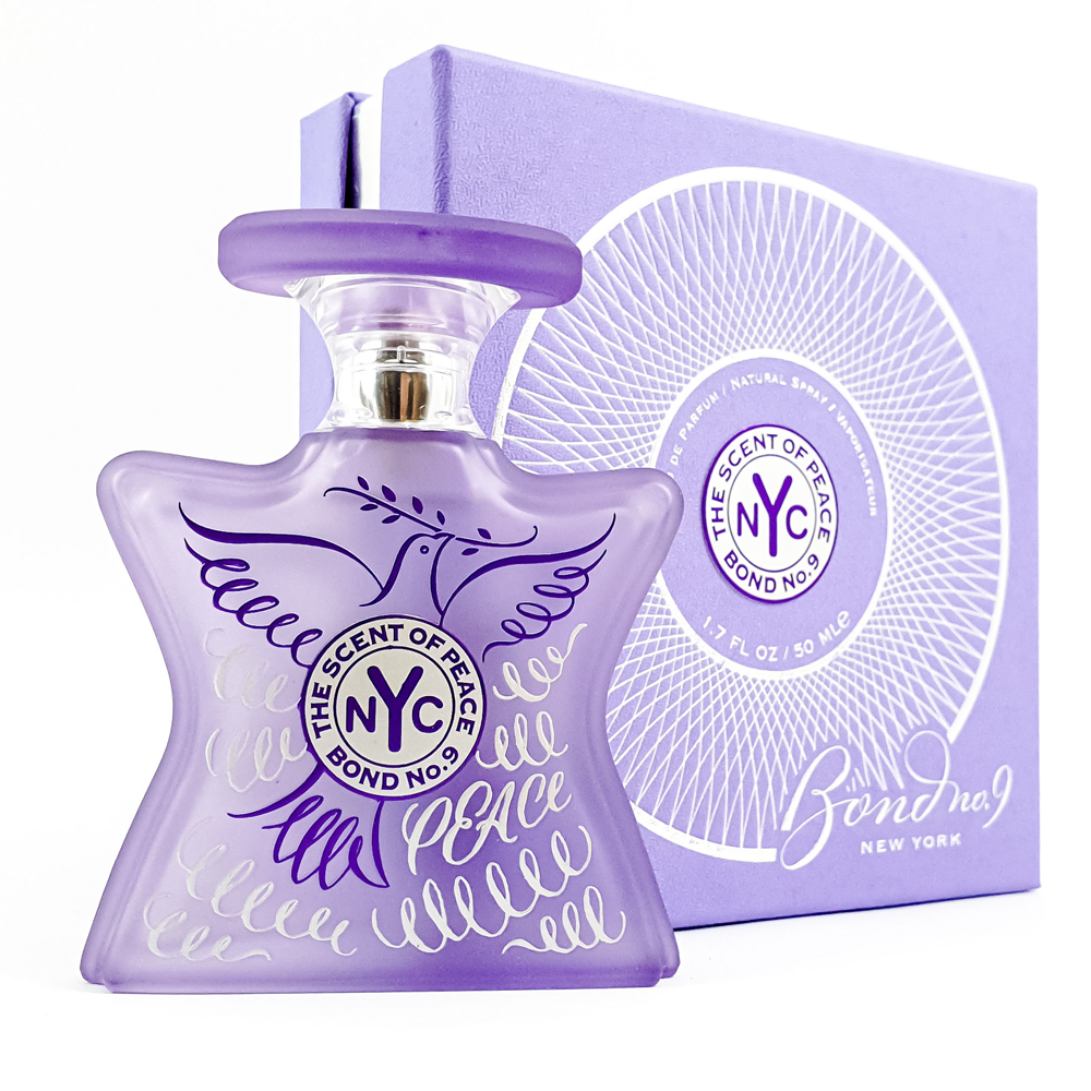 Bond No.9 The Scent of Peace 3.4 oz EDP for women – it takes a neighborhood: The sparkling-fresh scent of our civic dreams – LUX VERSE Luxury Designer Fashion Outlet