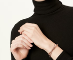 Knot Double Row Rose Gold Diamond Bracelet – LUX VERSE Luxury Designer Fashion Outlet