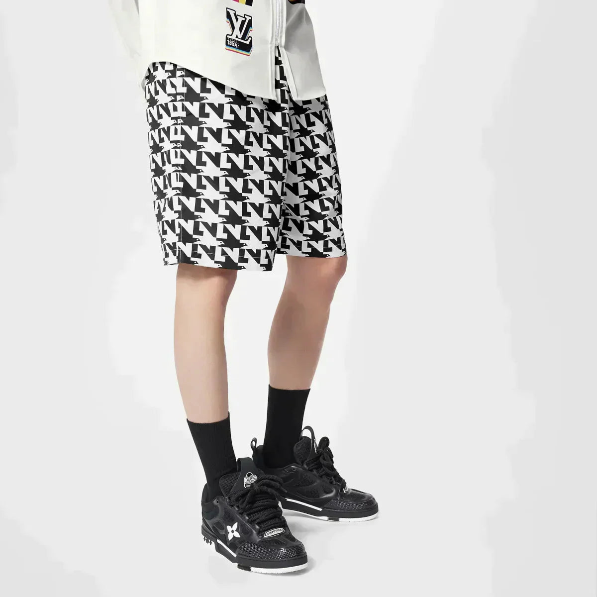 Signature Board Swimshorts – pared-down tailoring, with an elasticated waist and a single welt pocket at the – LUX VERSE Luxury Designer Fashion Outlet