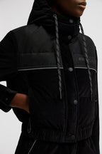 Spinas Short Down Jacket – crafted from micro ripstop Nylon lining Down-filled Water-repellent-look two-way – LUX VERSE Luxury Designer Fashion Outlet