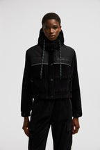 Spinas Short Down Jacket – crafted from micro ripstop Nylon lining Down-filled Water-repellent-look two-way – LUX VERSE Luxury Designer Fashion Outlet