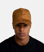 Suede Cap | Brown – outline: 52 cm - 62 cm Size: Adjustable / One Size Add more headwear items and save – LUX VERSE Luxury Designer Fashion Outlet