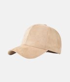 Suede Cap | Khaki – material: Premium cotton fabric with a soft suede look finish – LUX VERSE Luxury Designer Fashion Outlet