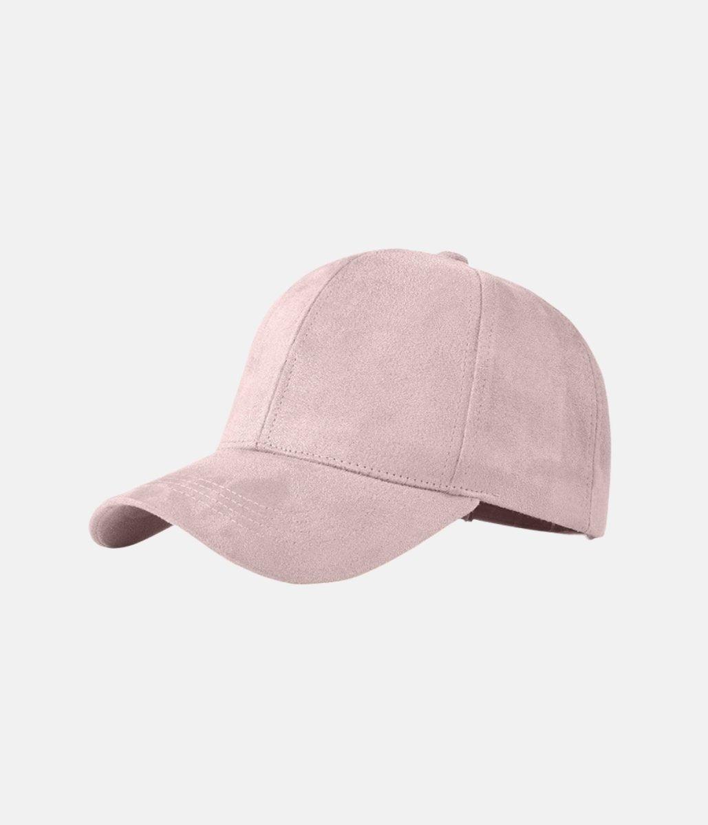 Suede Cap | Light Pink – material: Premium cotton fabric with a soft suede look finish – LUX VERSE Luxury Designer Fashion Outlet