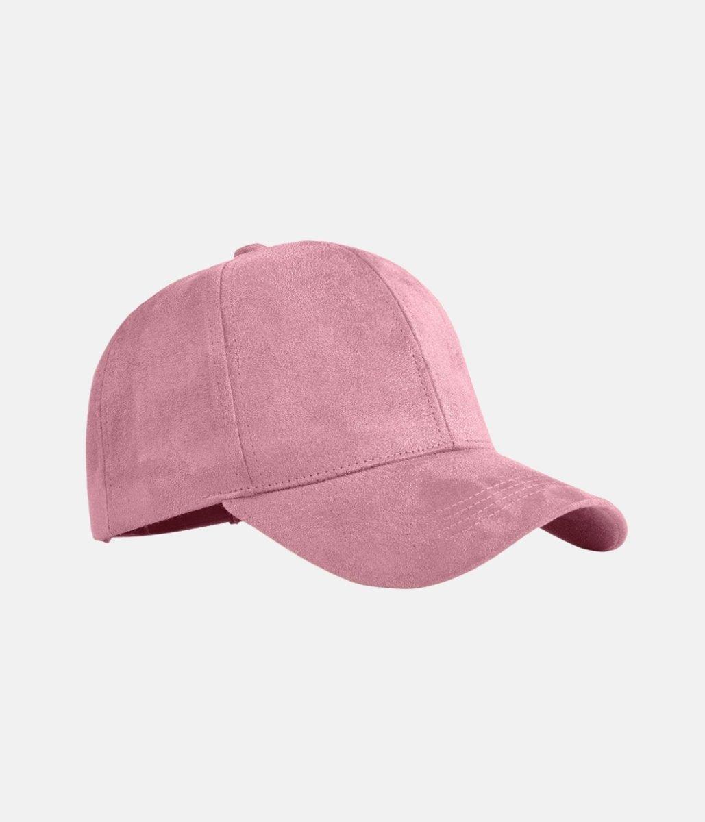 Suede Cap | Pink – material: Premium cotton fabric with a soft suede look finish – LUX VERSE Luxury Designer Fashion Outlet