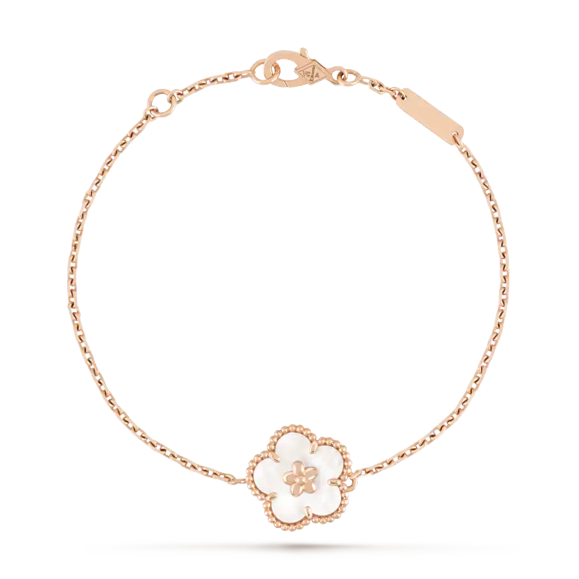 Lucky White Mop Plum Blossom  Bracelet – LUX VERSE Luxury Designer Fashion Outlet