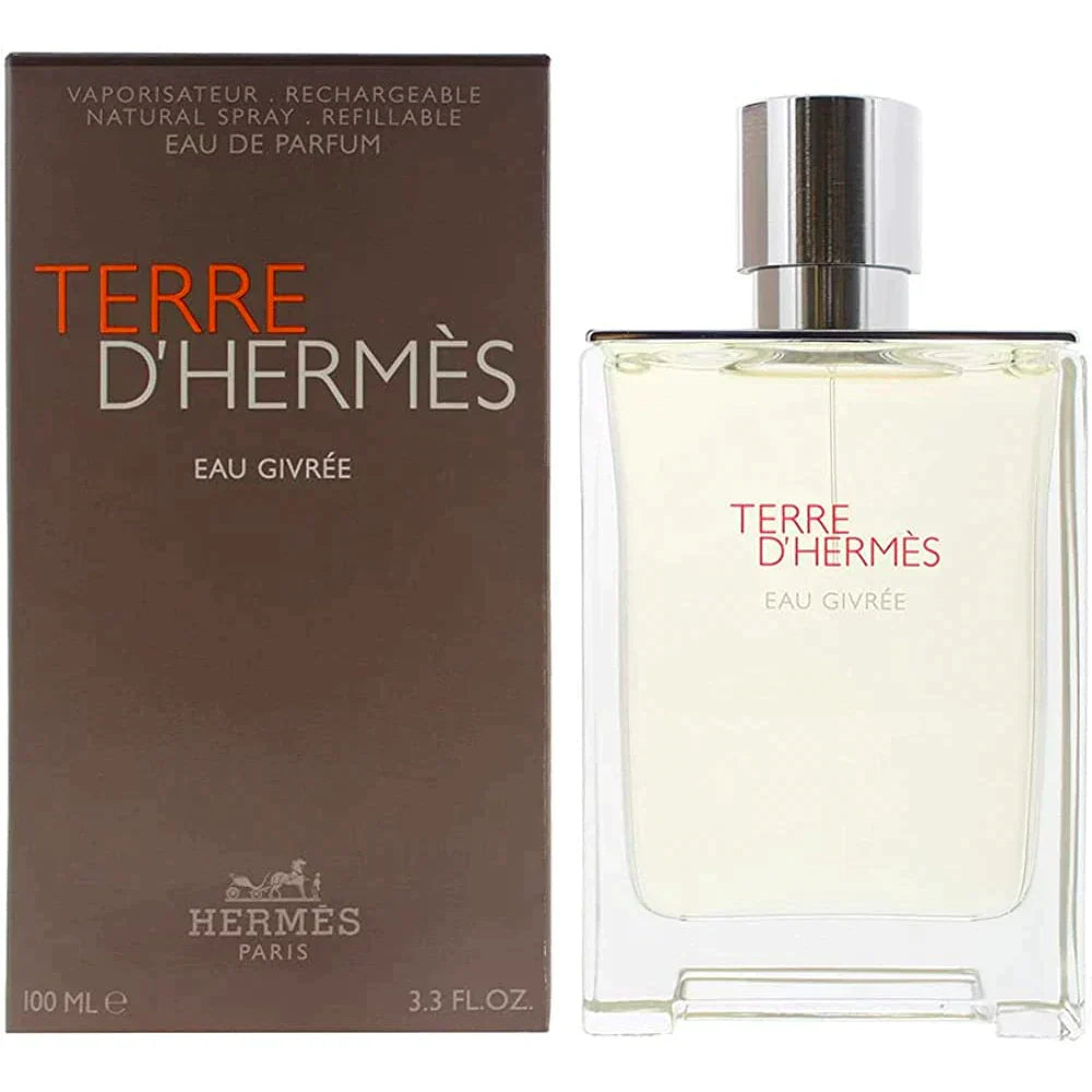 Terre d'Hermes Eau Givree 3.4 oz EDP for men – terre d’Hermès Eau Givrée, the heat of ice – LUX VERSE Luxury Designer Fashion Outlet