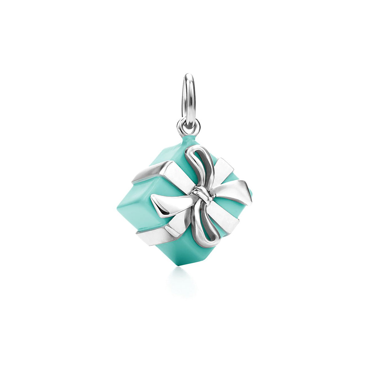 Blue Box Charm Necklace – LUX VERSE Luxury Designer Fashion Outlet