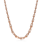 Hardwear Graduated Link Necklace Rose Gold with Pave Diamonds – LUX VERSE Luxury Designer Fashion Outlet