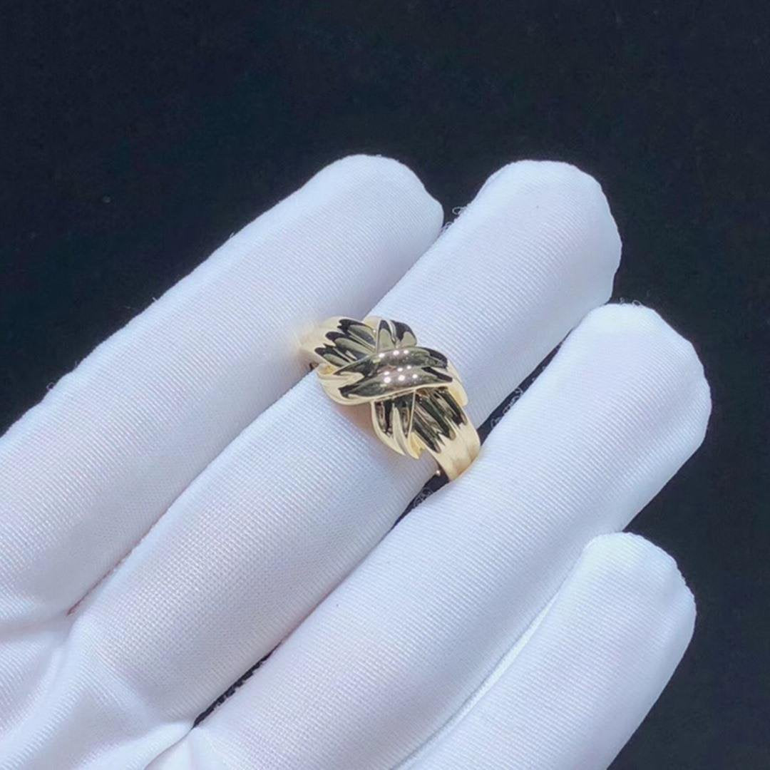 Vintage Signature X Ring Yellow Gold – LUX VERSE Luxury Designer Fashion Outlet