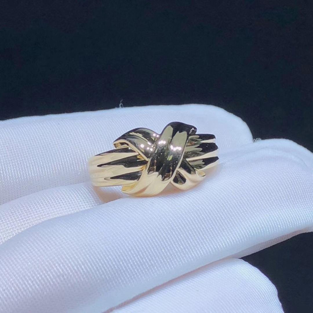 Vintage Signature X Ring Yellow Gold – LUX VERSE Luxury Designer Fashion Outlet