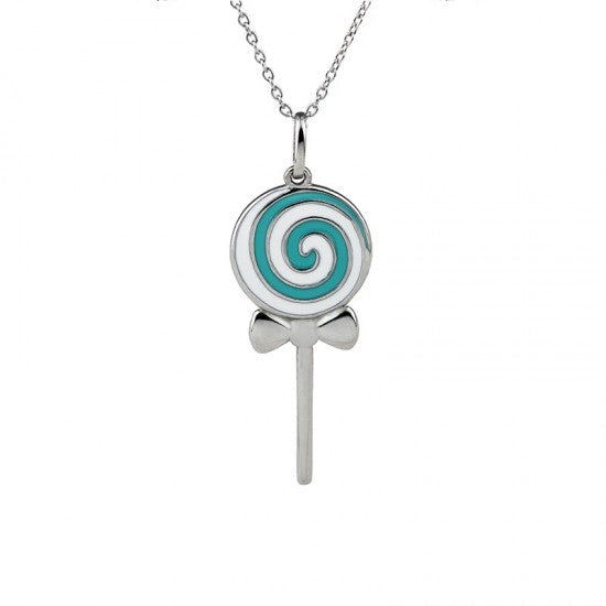 Sterling Silver Lollipop Necklace – LUX VERSE Luxury Designer Fashion Outlet