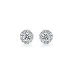 Round Halo Earrings – LUX VERSE Luxury Designer Fashion Outlet