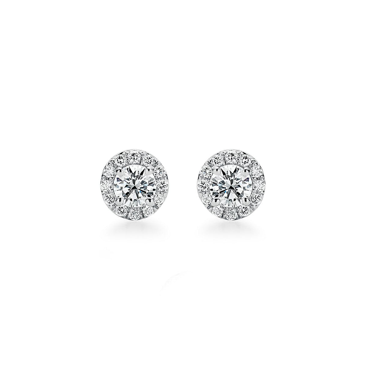 Round Halo Earrings – LUX VERSE Luxury Designer Fashion Outlet