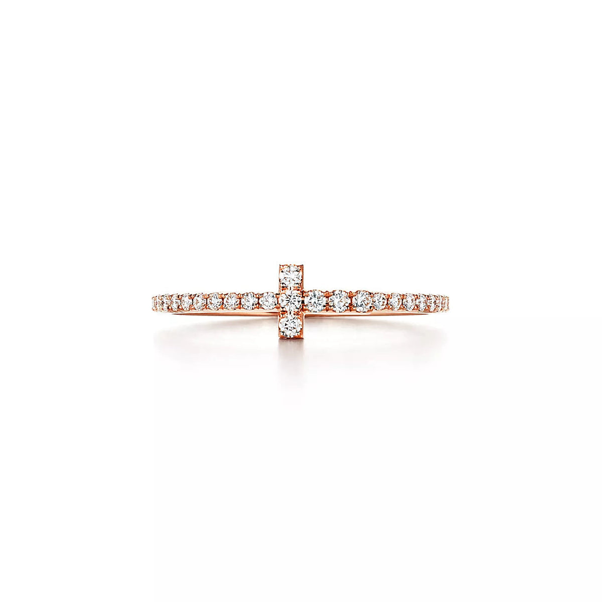 T Ring Diamond Rose Gold – LUX VERSE Luxury Designer Fashion Outlet