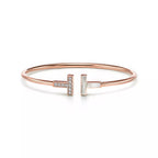 T Bracelet 1.8mm Mop Diamond Rose Gold – LUX VERSE Luxury Designer Fashion Outlet